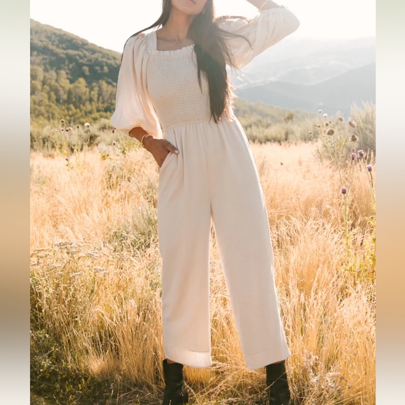 Ivy City Co Pants - Ivy City Co Ariana jumpsuit in cream size large